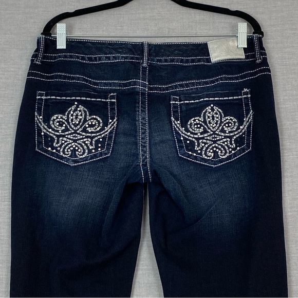 M Jeans Blue Jeans with Tapered Leg and Fading - Picture 4 of 11